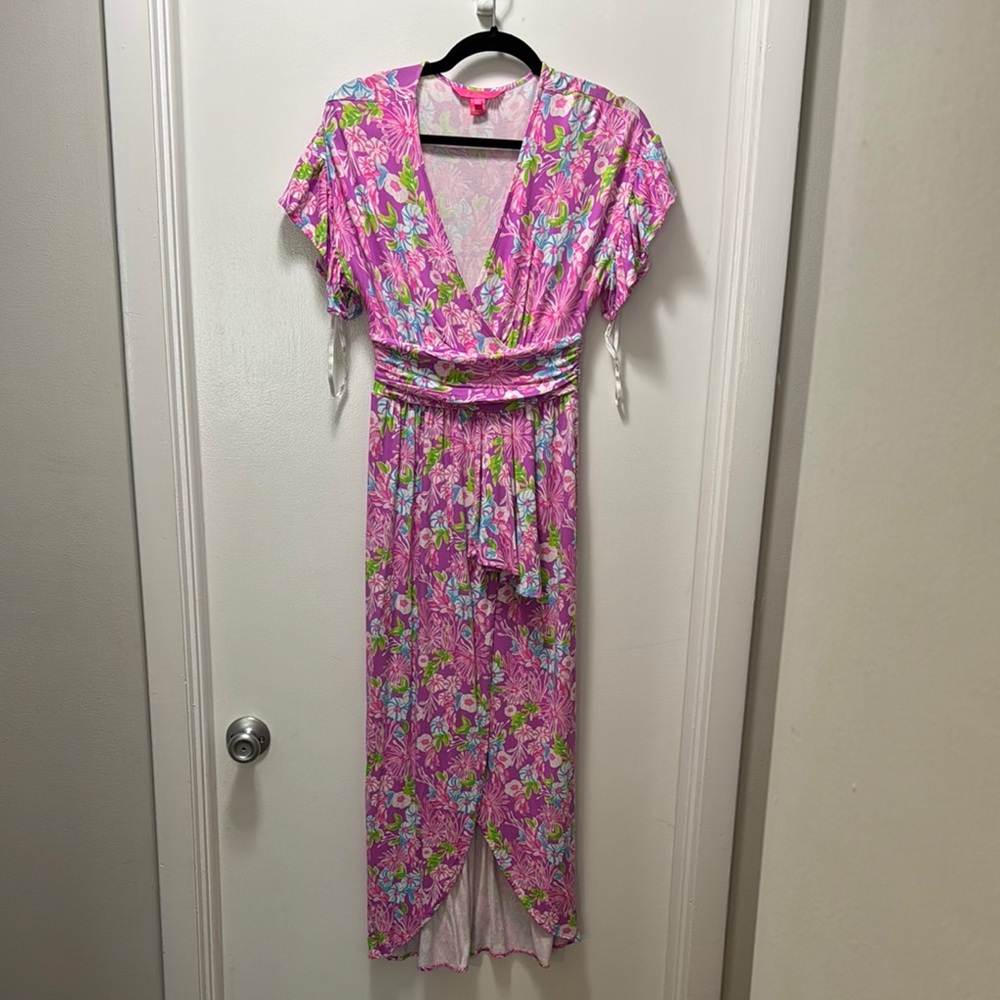 Lilly Pulitzer Pink Floral Dress